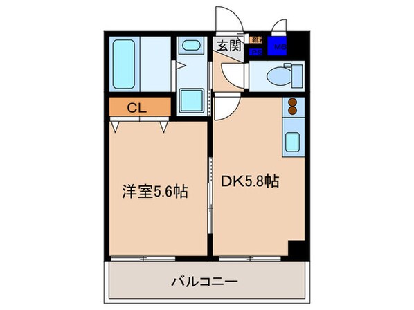 グレース中崎の物件間取画像